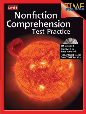 cover image of Nonfiction Comprehension Test Practice: Level 3